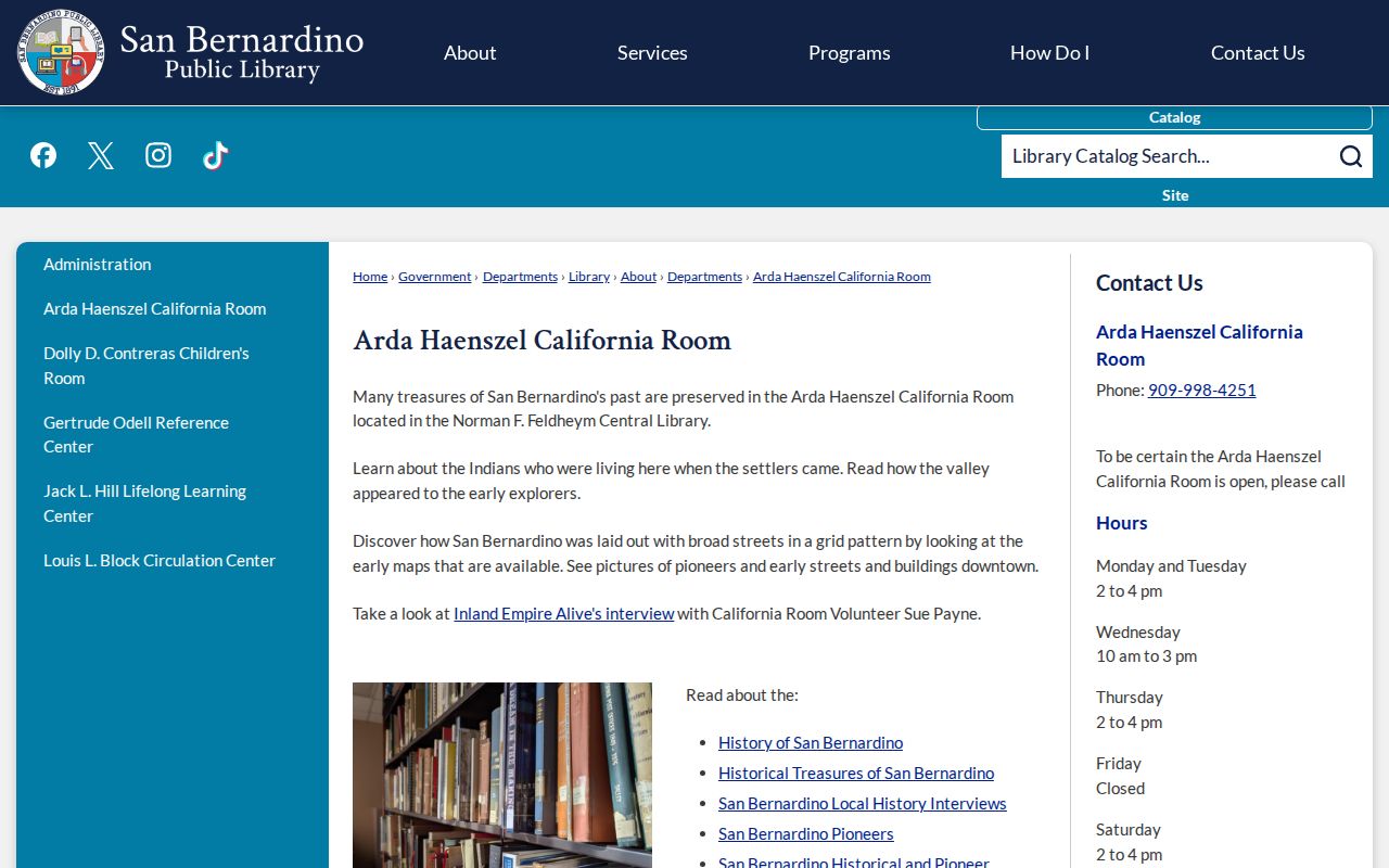 Barstow people search Arda Haenszel California Room historical directories