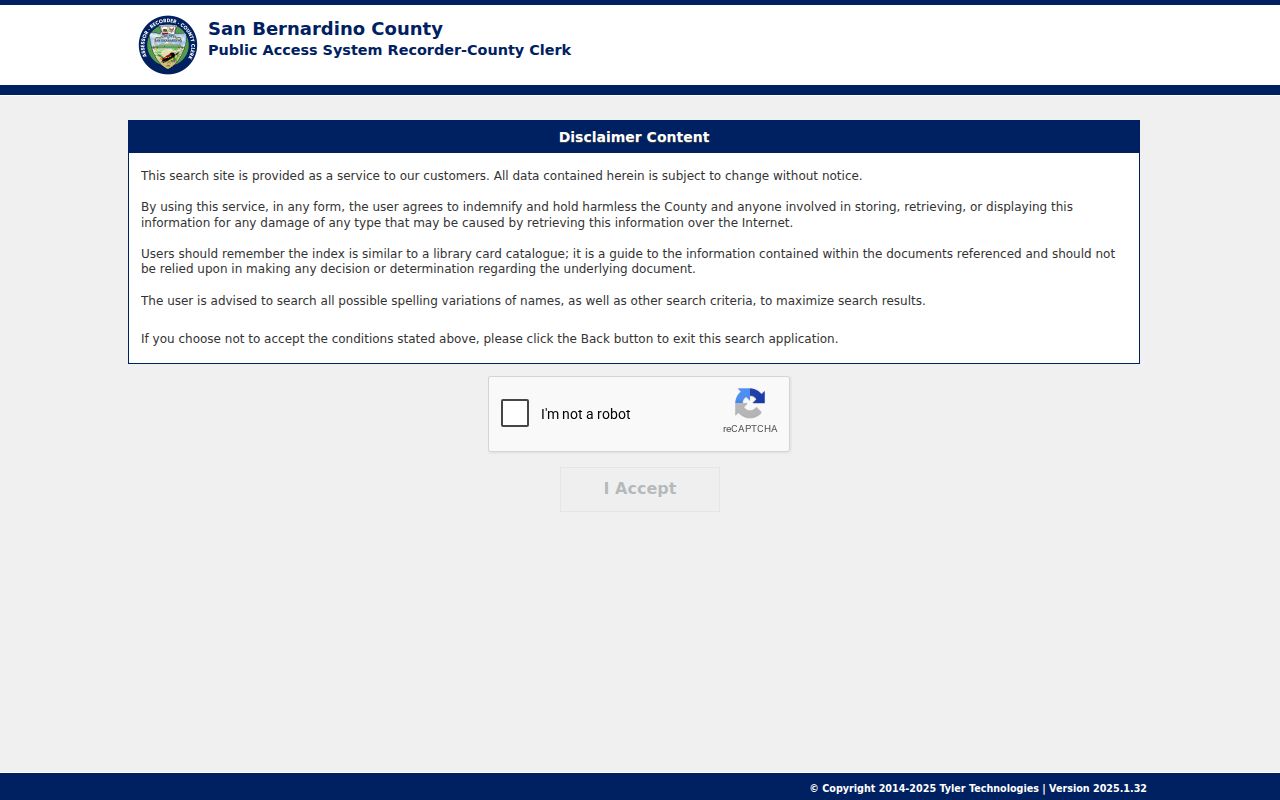 Barstow people search recorder public access system